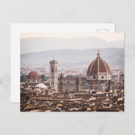 Florence Overlook Postcard Postkarte (Vorne/Hinten)