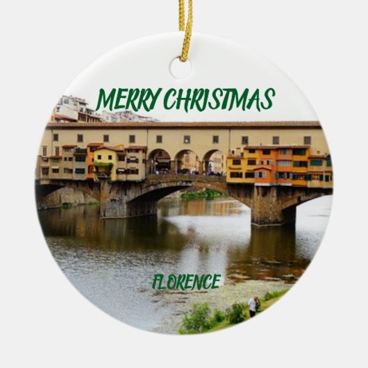 Florence Panorama Weihnachtsschmuck (Vorne)