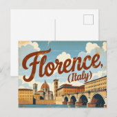 Florence Postcard Beauty Postkarte (Vorne/Hinten)