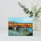Florence Postcard - Cartolina Firenze Postkarte (Stehend Vorderseite)