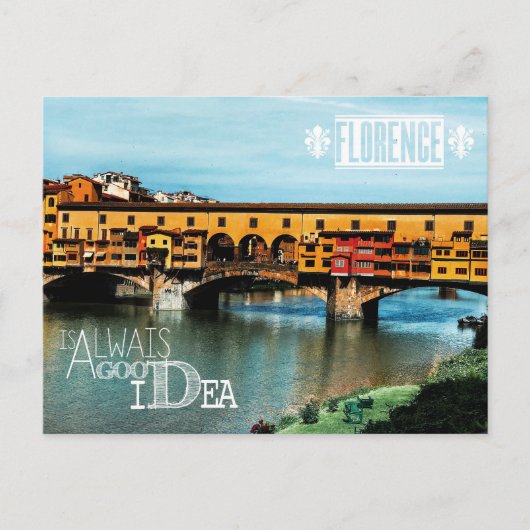 Florence Postcard - Cartolina Firenze Postkarte (Vorderseite)