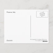Florence Postcard Postkarte (Rückseite)