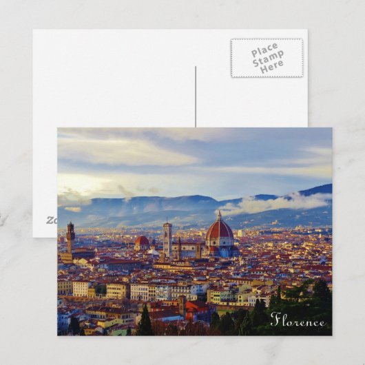 Florence Postkarte (Vorne/Hinten)