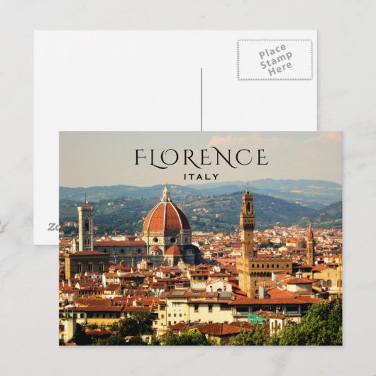 Florence Postkarte (Vorne/Hinten)