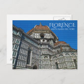 Florence Postkarte (Vorne/Hinten)