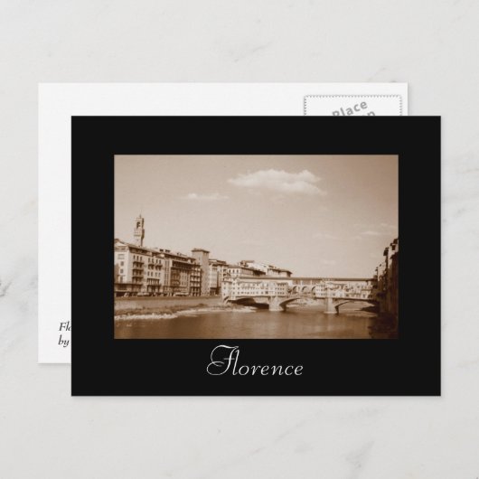 Florence Postkarte (Vorne/Hinten)