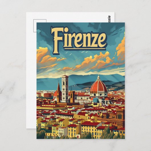 Florence Postkarte (Vorne/Hinten)