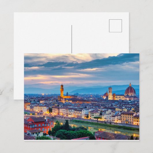 Florence Postkarte (Vorne/Hinten)