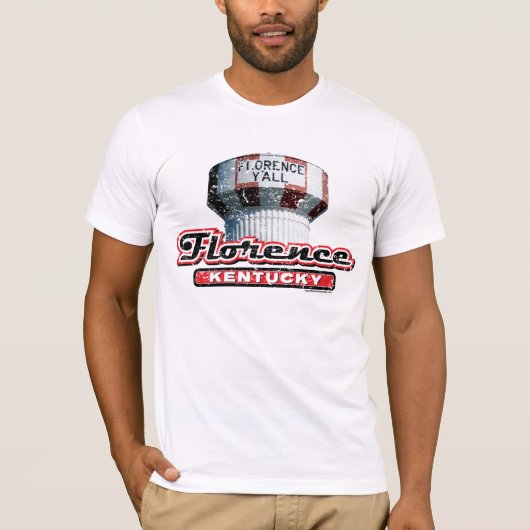 Florence Retro Angepasst T T-Shirt (Vorderseite)