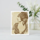 "Florence" ~ Roaring 20's Postkarte (Stehend Vorderseite)