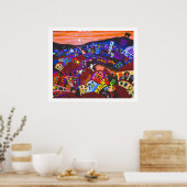 Florence Rooftops Poster (Küche)