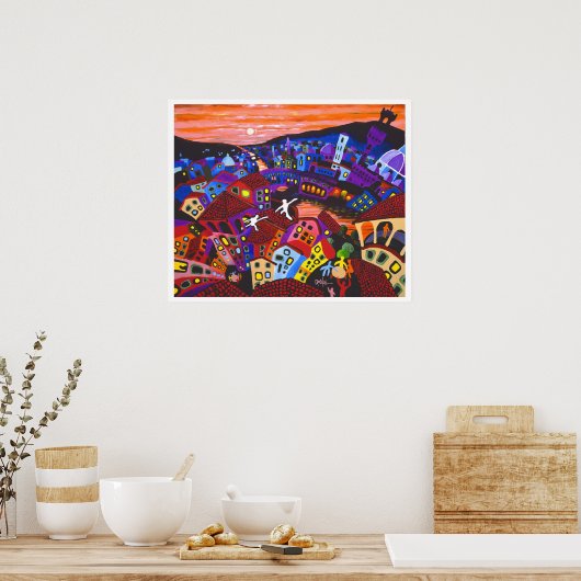 Florence Rooftops Poster (Küche)