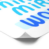 Florence Scovel Shinn Affirmation Miracle Poster (Ecke)