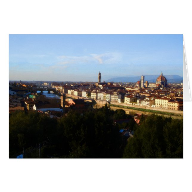 Florence Skyline (Vorderseite (Horizontal))