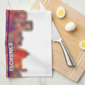 Florence Skyline Geschirrtuch (Viertel Falte)