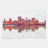 Florence Skyline Geschirrtuch (Horizontal)
