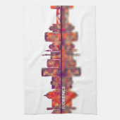 Florence Skyline Geschirrtuch (Vertikal)