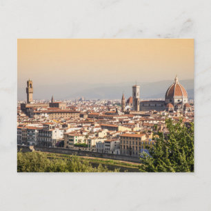 Florence Sonnenuntergang Postkarte