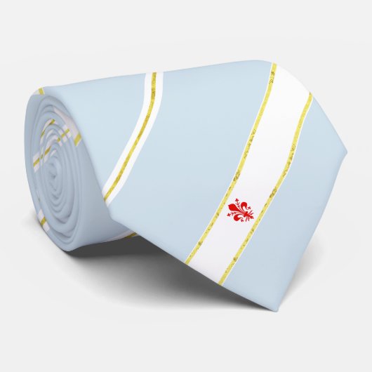 Florence stripes flagge krawatte (Gerollt)