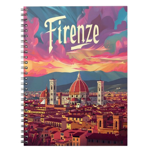 Florence Sunset Notizblock (Vorderseite)