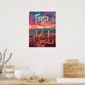 Florence Sunset Poster (Küche)