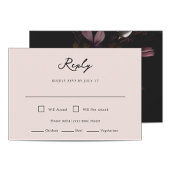 Florence Wedding RSVP Card