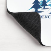 Florence Wisconsin Ski Resort Skiing Skier Mousepad (Ecke)