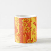 Florence Yellow und Orange Floral Kaffeetasse (Mittel)