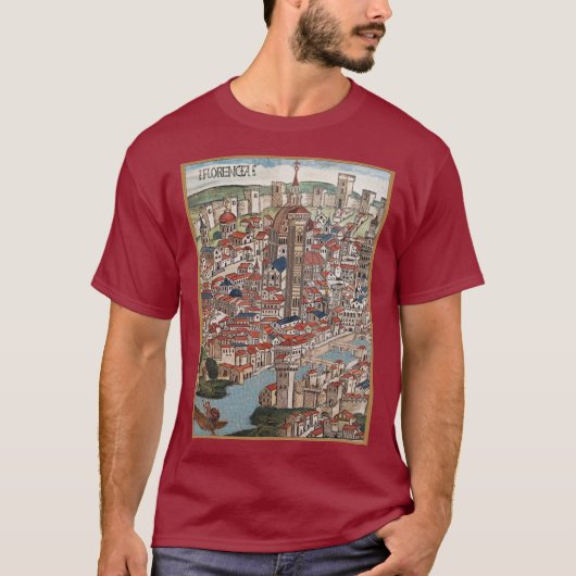 Florencia 1493 Italien Männer T Shirt (Vorderseite)