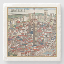 Florencia Colore Marble Drink Untersetzer