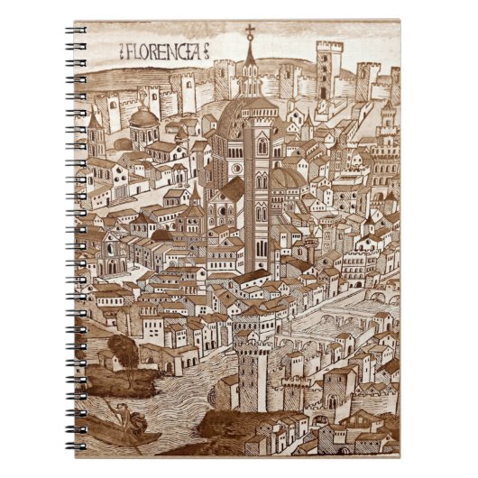 Florencia Sepia 1493 Notizblock (Vorderseite)