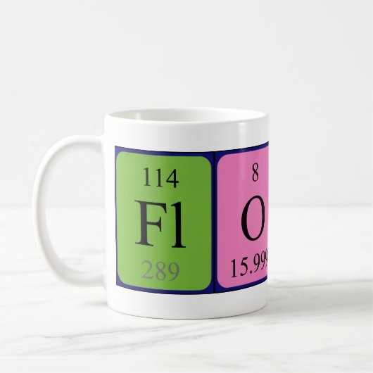 Florene Periodenname Tasse (Links)