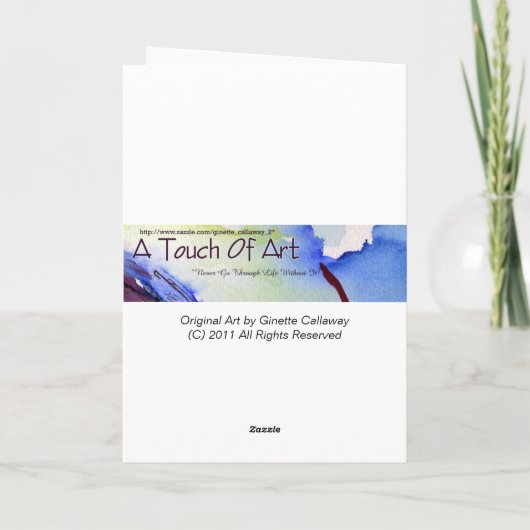 Florenfarbenkarte der Mutter Karte (Rückseite)