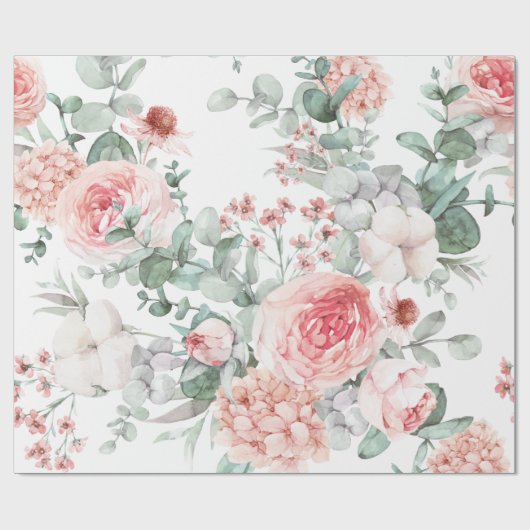 Florenfeinstes Aquarellpapier Geschenkpapier (Flach)