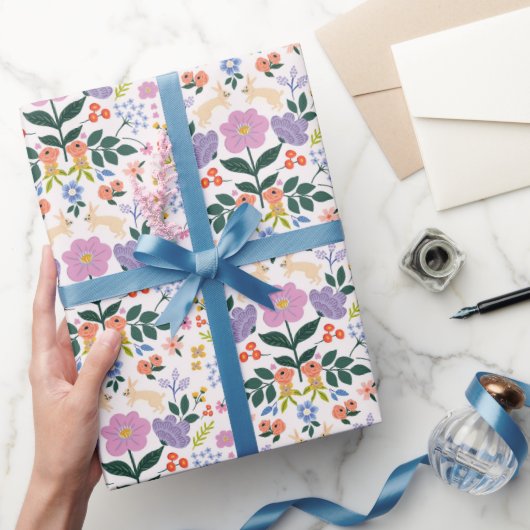 Florenhellrosa Hintergrund Geschenkpapier (Schenken)