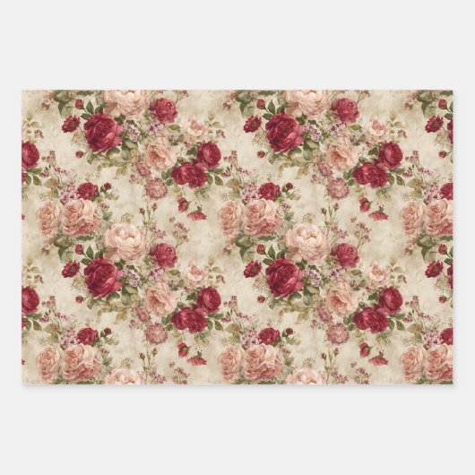 Florenpolster Geschenkpapier Set (Vorderseite 2)