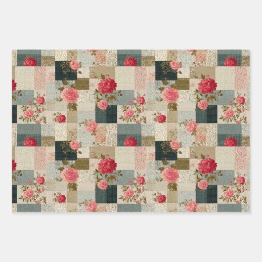 Florenpolster Geschenkpapier Set (Vorderseite)