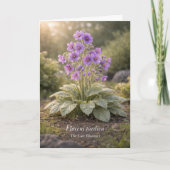 Florens tardiva The Late Bloomer Botanical Karte (Vorderseite)