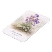 Florens tardiva The Late Bloomer Botanical Magnet (Linke Seite)