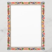 Florentine Arabesque Einladungsvorlage (Rückseite)