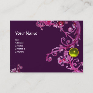 FLORENTINE BAROQUE MONOGRAMM GEM gelb Visitenkarte