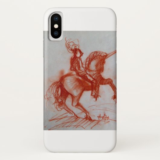 FLORENTINE KNIGHT AUF HORSEBACK Case-Mate iPhone HÜLLE (Rückseite)