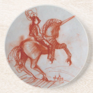 FLORENTINE KNIGHT AUF HORSEBACK GETRÄNKEUNTERSETZER
