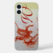 FLORENTINE KNIGHT AUF HORSEBACK-Monogramm Case-Mate iPhone Hülle (Rückseite)