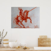 FLORENTINE KNIGHT AUF HORSEBACK POSTER (Küche)