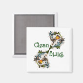 Florentine Painted Garden Geschirrspüler Magnet (Vorderseite/Rückseite)