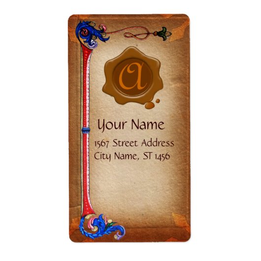 FLORENTINE PARCHMENT BROWWAX SIEGEL MONOGRAM (Vorne)