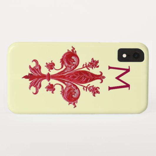 FLORENTINE RED LILY LILIE Case-Mate iPhone HÜLLE (Rückseite (Horizontal))