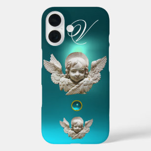 FLORENTINE RENAISSANCE ANGEL Aqua iPhone 16 Hülle
