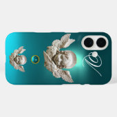 FLORENTINE RENAISSANCE ANGEL Aqua Case-Mate iPhone Hülle (Rückseite (Horizontal))